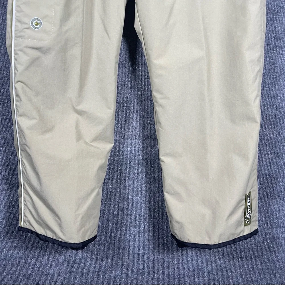 Columbia Men Medium Tan Convert Pull On Cargo Hiking Camping Outdoor Lined Pants